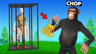 CHOP LOCKED ME INSIDE JAIL OF ZOO USING MASTER KEY 1