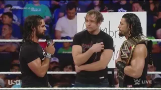 Roman Reigns, Seth Rollins & Dean Ambrose segmento "The Ambrose Asylum" - WWE Raw 13/06/2016 Español