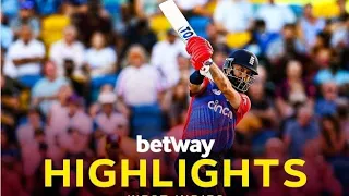 Highlights | West Indies vs England | Moeen Ali keeps England Alive in the Series | 4th Betway T20