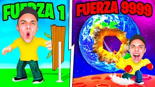 +1 de FUERZA CADA SEGUNDO en ROBLOX! 🔥💪 Punch Wall Simulator