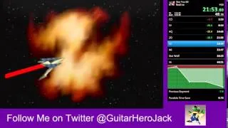 Star Fox 64 red line speed run 39:38