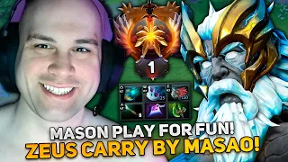 MASON play for FUN! | ZEUS CARRY by MASAO! FUNNY HERO = FUNNY GAME!