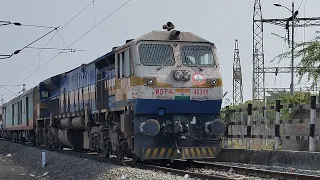 WDP4D Horn | 22723 Nanded - Shri Ganganagar SF Express Descending Gradient |