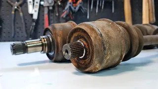 Mercedes Driveshaft Restoration - The Hard Way