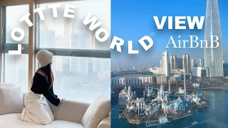 I Stayed the Night at an Airbnb in Seoul with a View of Lotte World #AHolidayinKorea