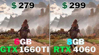 GTX 1660 TI vs RTX 4060 - Test in 10 Games