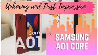 Samsung Galaxy A01 Core | Unboxing and First Impression
