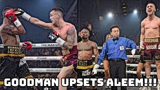 SAM GOODMAN UPSETS RA'EESE ALEEM TO BECOME TAPALES MANDATORY & PUT BOXING WORLD ON NOTICE!!!