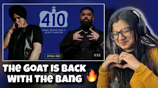 410 (OFFICIAL VIDEO) SIDHU MOOSE WALA | SUNNY MALTON | REACTION VIDEO