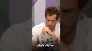 Andy Murray: "male player"