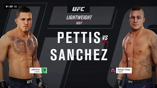 EA UFC 3: Ranked Online: Anthony "Showtime" Pettis  vs Diego "The Nightmare" Sanchez (me)