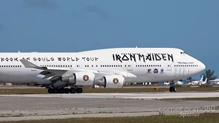 🇧🇸 Iron Maiden visits Nassau Bahamas | Boeing 747-400 | TF-AAK | World Tour | Ed Force One