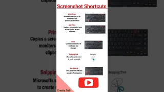 How to take screenshot in Laptop/Pc #screenshot #shortvideo #shorts #short