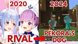 Aqua From Rival To Pekora's Dog