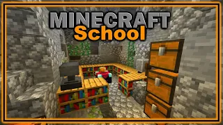 How to Build an Enchantment Cave! | Minecraft School | Tutorial Let's Play | Lesson 22