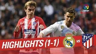 Highlights Real Madrid vs Atlético de Madrid (1-1)