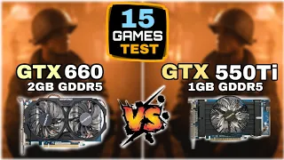 GTX 660 vs GTX 550 ti | 15 Games Tested | How Big Difference ?