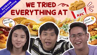 We Tried Everything At KFC! | Eatbook Tries Everything | EP 13