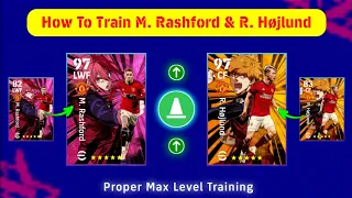 How To Train Free Blue Lock M. Rashford & R. Højlund In eFootball 2024 Mobile