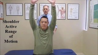 Shoulder Active Range of Motion