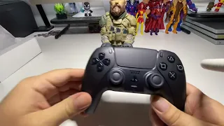 Sony PS five controller, Matt, black unboxing and review