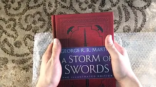 Unboxing A Storm of Swords Illustrated Edition - Signed by George RR Martin - Beastly Books