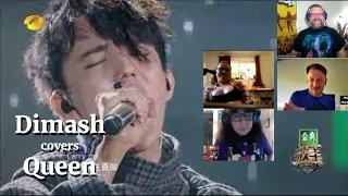 Reaction Dimash Kudaibergen The Show Must Go On  大馬士革   展示必須去 Димаш Кудайберген уникальн Panel REACT