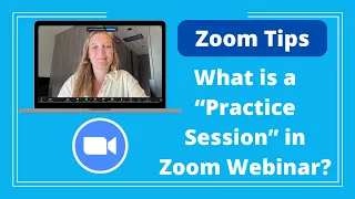 Zoom Tips: What is Zoom Webinar's "Practice Session" and How to Use It? - Logan Clements