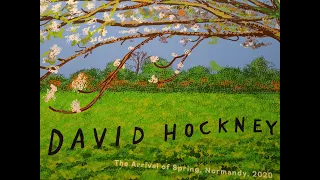 DAVID HOCKNEY ARRIVAL OF SPRING