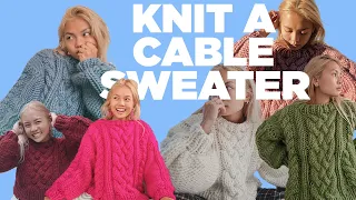 How to: knit a cable sweater | Williamsburg sweater walkthrough