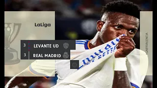 REACCIONES DE UN HINCHA Levante vs Real Madrid 3-3