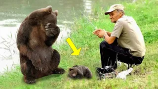Injured Mama Bear Brought Her Dying Cub To This Man, Then He Did Something Unbelievable!