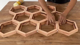 Woodworking With Groundbreaking And Extremely Unique Design // Beautiful And Stylish Tea Table