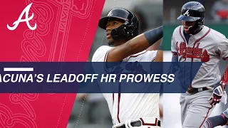 Ronald Acuna Jr.'s 6 leadoff homers in 2018