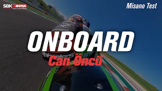 Onboard Can Öncü at Misano