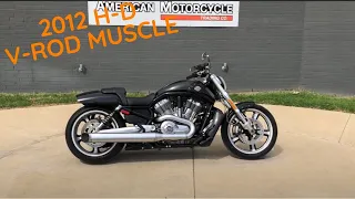 805457 2012 HARLEY-DAVIDSON V-ROD MUSCLE