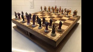 DIY Chess Board with unique storage