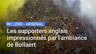 RC Lens : les supporters d’Arsenal impressionnés par l’ambiance à Bollaert