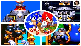 Sonic & Knuckles - All Bosses as Knuckles + Ending (NO DAMAGE)