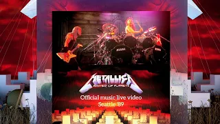 Metallica - Master Of Puppets (official music live video, Seattle 1989) [Remastered 4K 60fps]