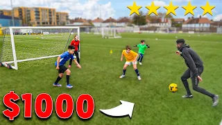 I Challenged PRO KID Footballers To A Football Competition!