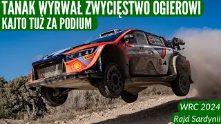 WRC 2024 - Rajd Sardynii - Tanak wyrwał Ogierowi zwycięstwo o 0,2 sekudy! KAJTO TUŻ ZA PODIUM