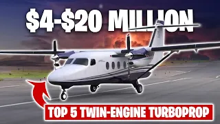 Top 5 Twin-Engine Turboprop Aircraft 2023 | Between $4-$20 Million