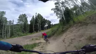 Flying diamond to bikepark @ steamboat