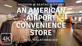 Walking Tour Inside a Hudson Convenience Store at Sea-Tac Airport, Seattle, WA