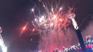 Metallica Enter Sandman and fireworks, end of show St. Louis, Mo Busch Stadium