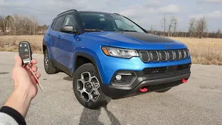 2022 Jeep Compass Trail Hawk 4X4: Start Up, Walkaround, POV, Test Drive and Review