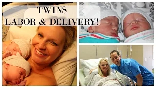 LABOR & DELIVERY VLOG | TWINS!