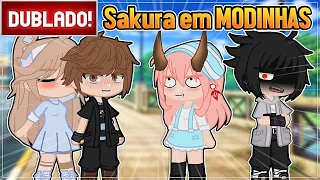 [ DUBLADO ] SAKURA EM ME TROCARAM, 24 HORAS ALGEMADOS E TENTANDO CONQUISTAR O SASUKE | GACHA CLUB