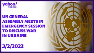 UN General Assembly meets in emergency session to discuss war in Ukraine